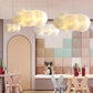 Lustre Nuage Flottant Suspension LED Design en Coton Spatial