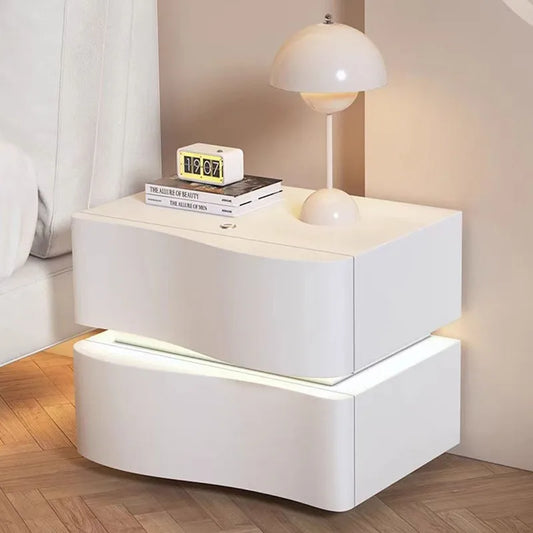 Table de chevet moderne et fonctionnelle LED