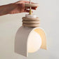 Suspension LED créative en résine minimaliste – Design orange & blanc Art Déco