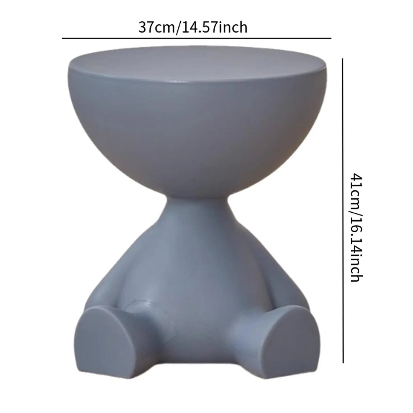 Table d’appoint créative à tête plate – Design moderne et fonctionnel