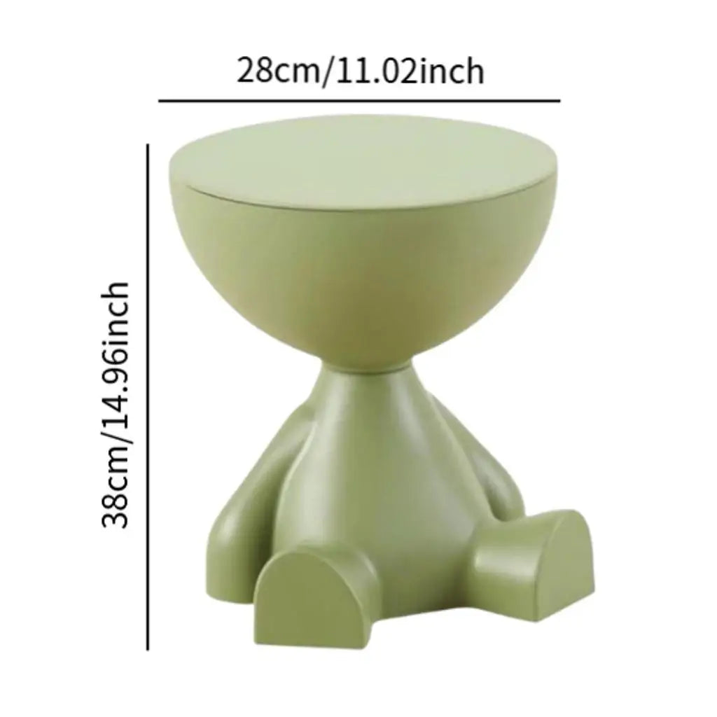 Table d’appoint créative à tête plate – Design moderne et fonctionnel