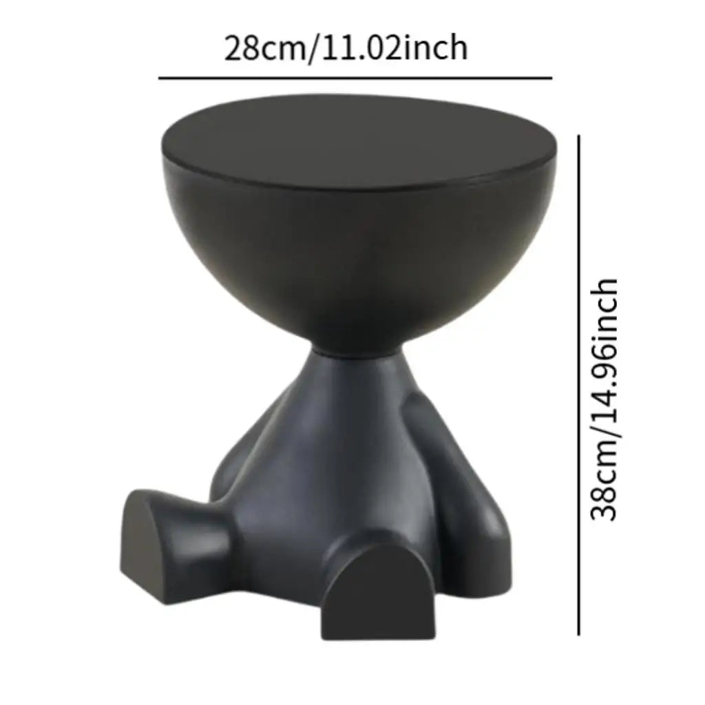 Table d’appoint créative à tête plate – Design moderne et fonctionnel