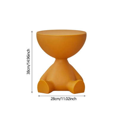 Table d’appoint créative à tête plate – Design moderne et fonctionnel