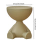 Table d’appoint créative à tête plate – Design moderne et fonctionnel