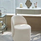 Tabouret à langer rotatit, Chaise laine bouclée pour coiffeuse
