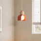 Suspension LED créative en résine minimaliste – Design orange & blanc Art Déco
