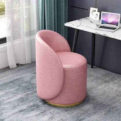 Tabouret à langer rotatit, Chaise laine bouclée pour coiffeuse