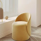 Tabouret à langer rotatit, Chaise laine bouclée pour coiffeuse