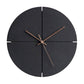 Horloge murale design ronde noire 30cm House