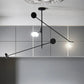 Plafonnier Led design nordique pour Tables basses de restaurant bureaux de chambre lampes suspendues noires luminaire de décoration de la maison