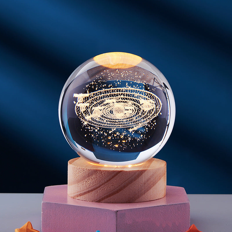 LumiOrb | Lumière en cristal 3D créative