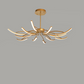 Plafonnier Design LED Moderne - Éclairage Élégant pour Salon et Chambre, Aluminium, 8 et 12 Têtes