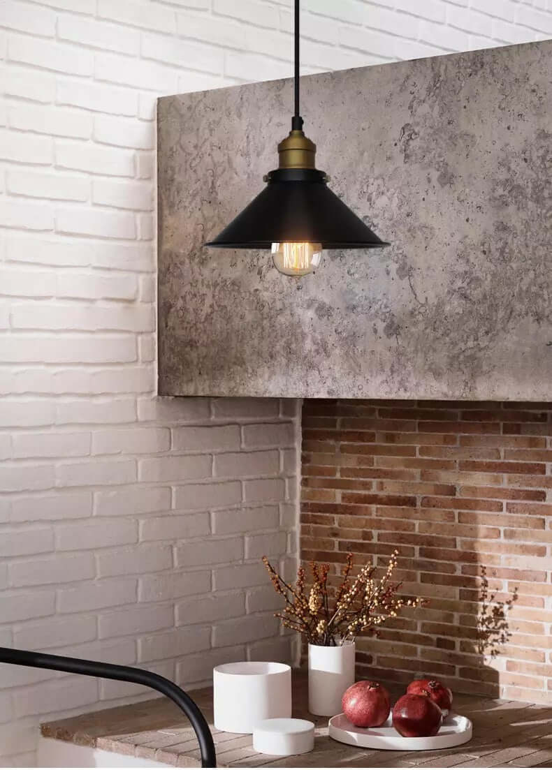 Suspension Vintage BrassGlow – Design Rétro & Finition Laiton Antique