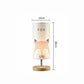 Lampe de chevet (ou bureau) en bois avec dessin d'animaux pour enfant