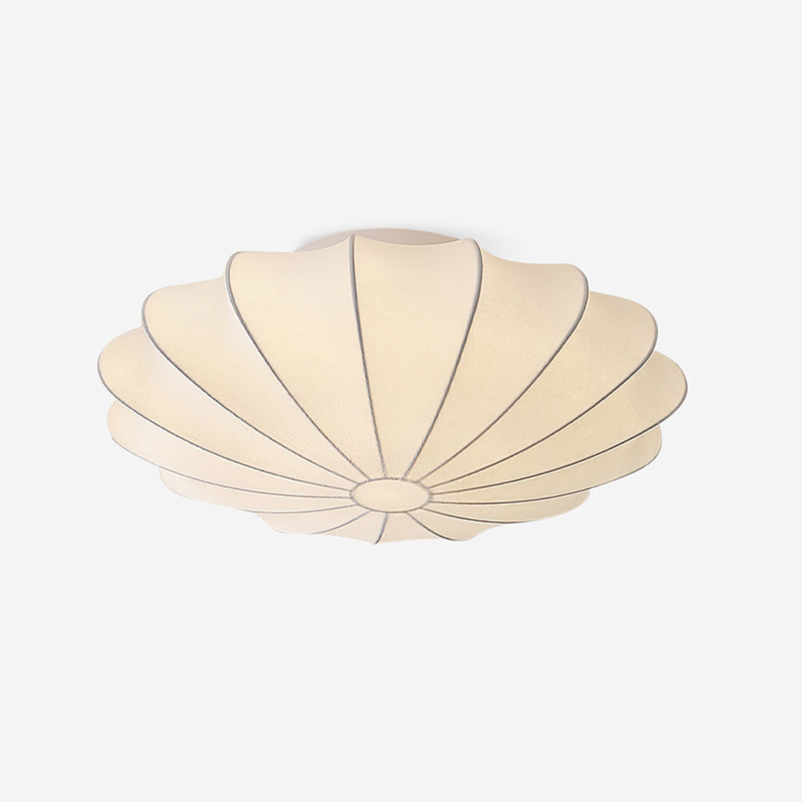 Plafonnier Design Inspiré des Coquillages - Éclairage Moderne en Métal et Polymères