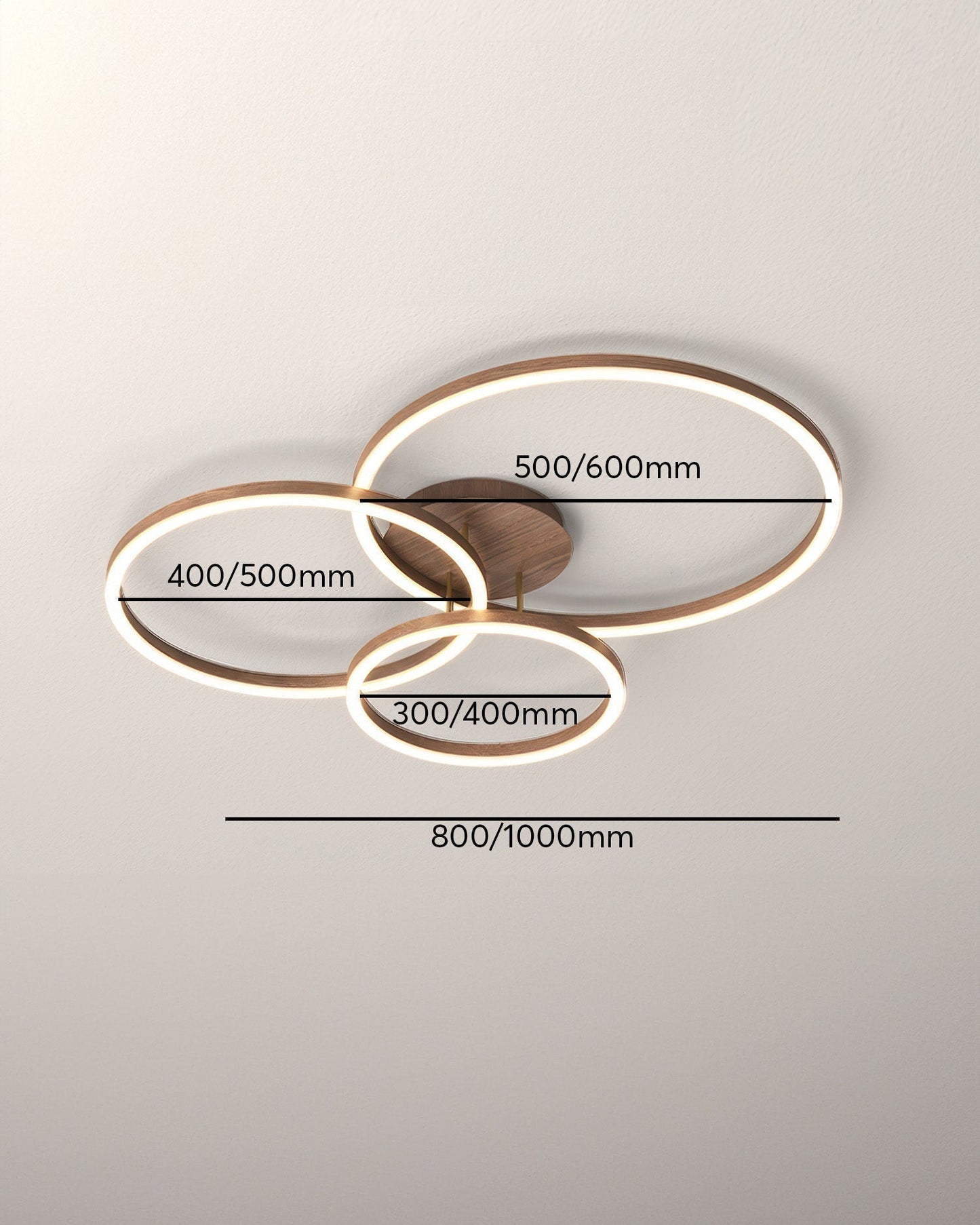 Plafonnier Éléphant en Anneau LED - Luminaire Moderne Design Géométrique avec Éclairage Économe en Énergie