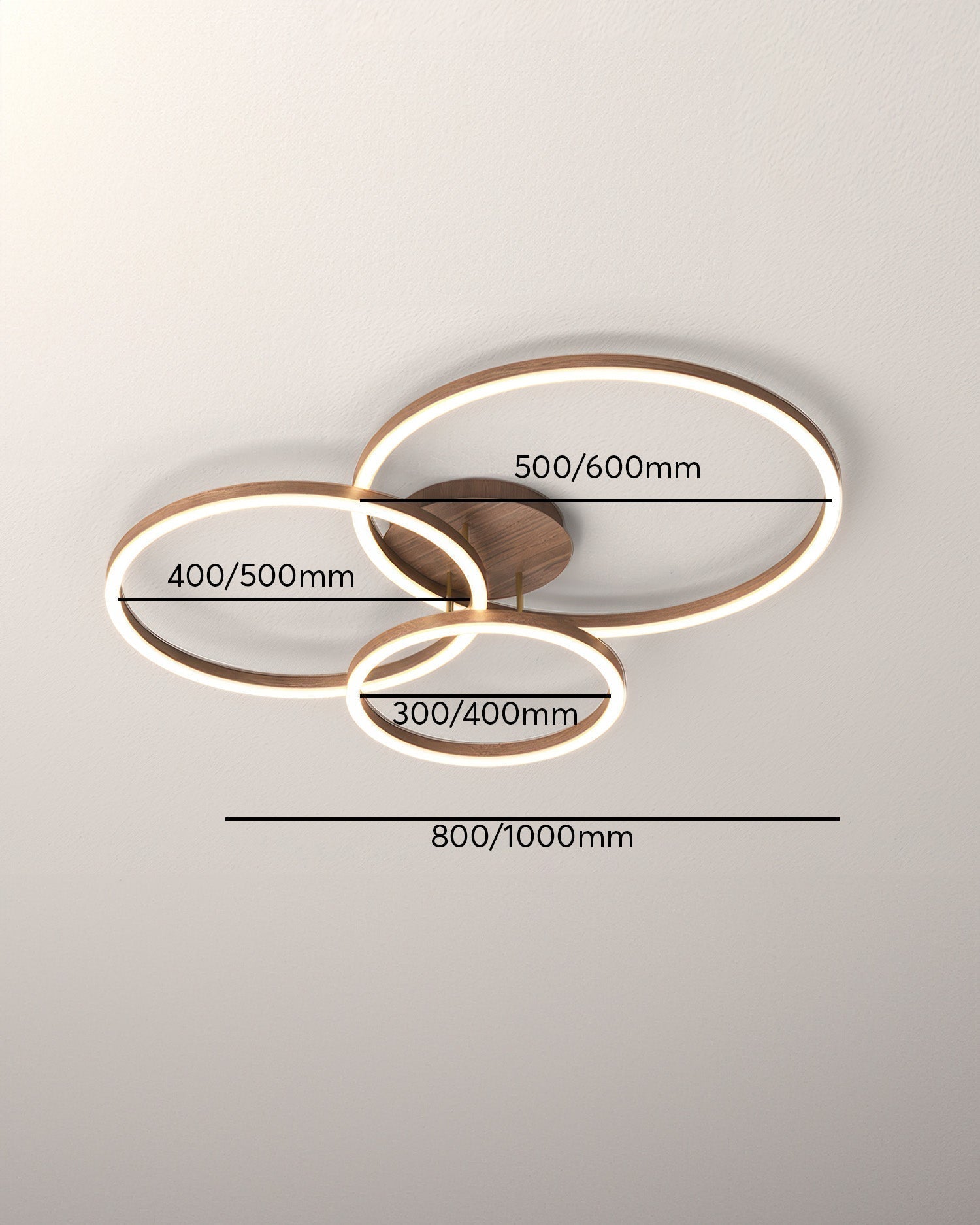Plafonnier Éléphant en Anneau LED - Luminaire Moderne Design Géométrique avec Éclairage Économe en Énergie