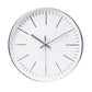 Horloge murale ronde design simple rose gold ou argentée 30cm Round