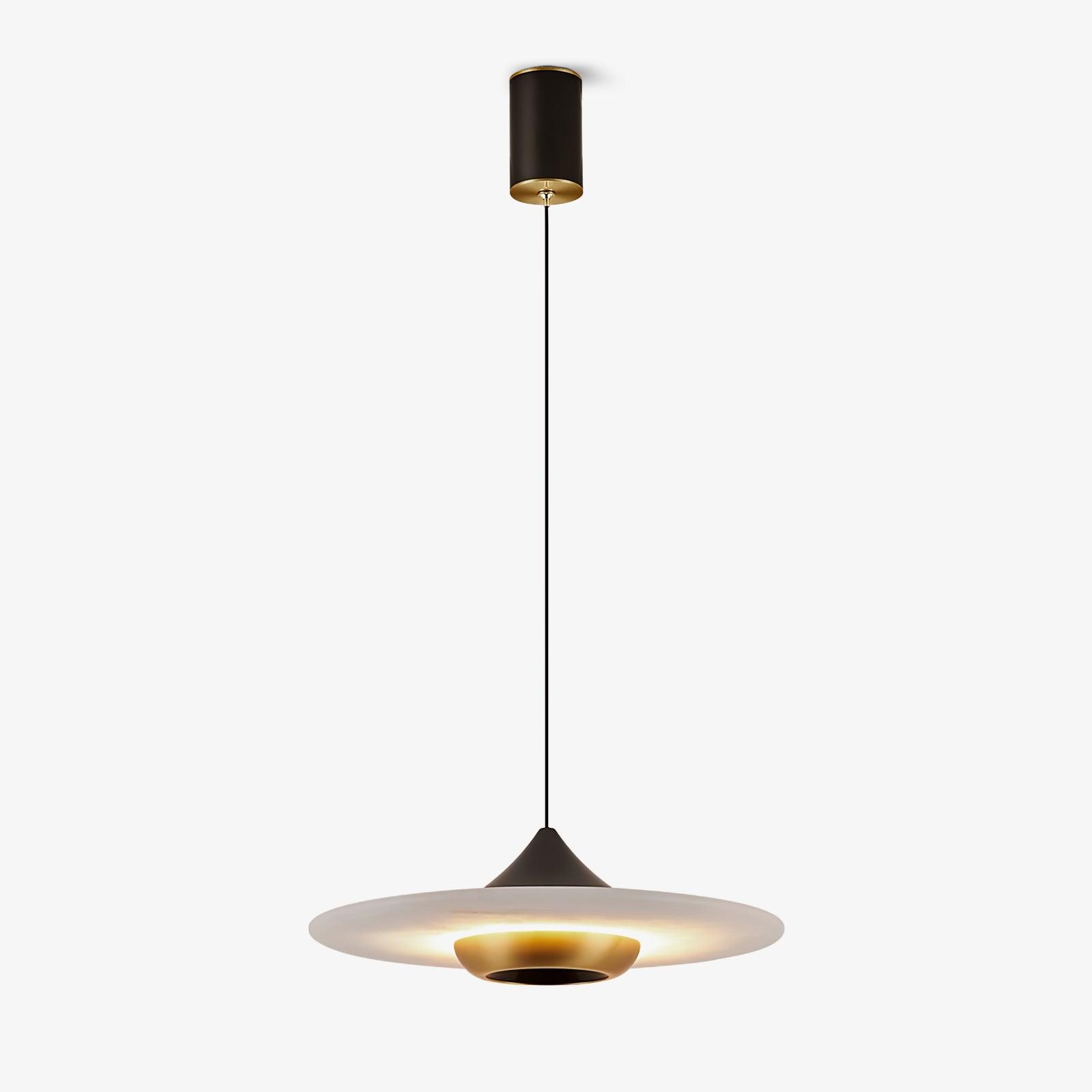 Suspension MarbleGlow – Design Moderne & Éclairage LED Intégré