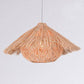Suspension conique en rotin bambou
