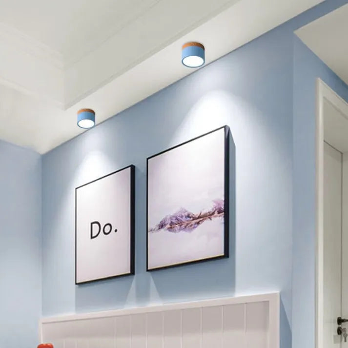 Plafonnier Cylindrique LED Nordic – Éclairage Moderne et Économique pour Couloir
