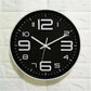 Horloge murale ronde design avec chiffres colorés 30cm Brief