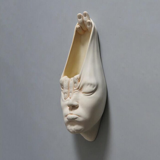 Sculpture Murale Visage