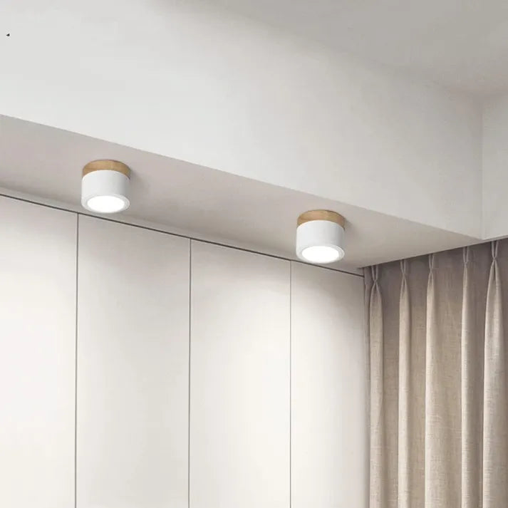 Plafonnier Cylindrique LED Nordic – Éclairage Moderne et Économique pour Couloir
