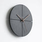 Horloge murale design ronde noire 30cm House