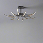 Plafonnier Design LED Moderne - Éclairage Élégant pour Salon et Chambre, Aluminium, 8 et 12 Têtes