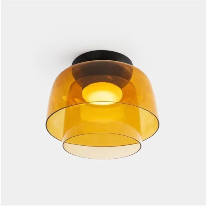 LuxeGlass - Lustre Médiéval de Plafond Luxe