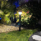 Borne Led solaire - Détecteur de mouvements - 3 modes d'éclairages 100 à 1000 lumens