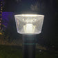 Borne Led solaire - Détecteur de mouvements - 3 modes d'éclairages 100 à 1000 lumens