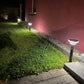 Borne Led solaire - Détecteur de mouvements - 3 modes d'éclairage 100 à 1000 lumens