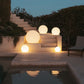 Boule lumineuse solaire et rechargeable - RGB+CCT télécommandable - Extérieur et Intérieur