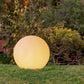 Boule lumineuse solaire et rechargeable - RGB+CCT télécommandable - Extérieur et Intérieur