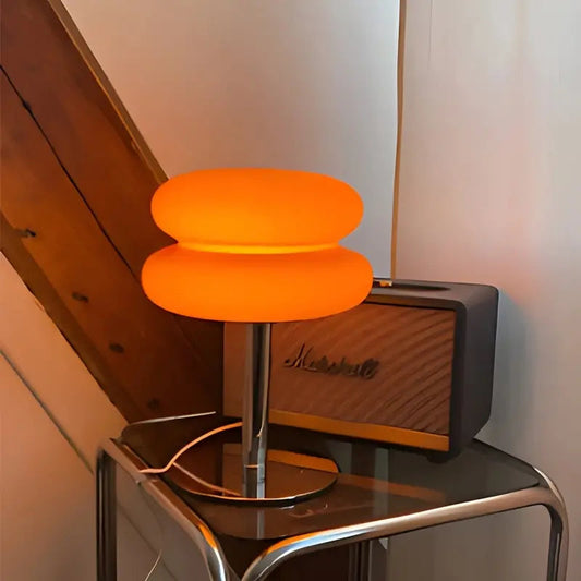 Lampe en Verre Soufflé LumoGlass – Éclairage Élégant & Dimmable