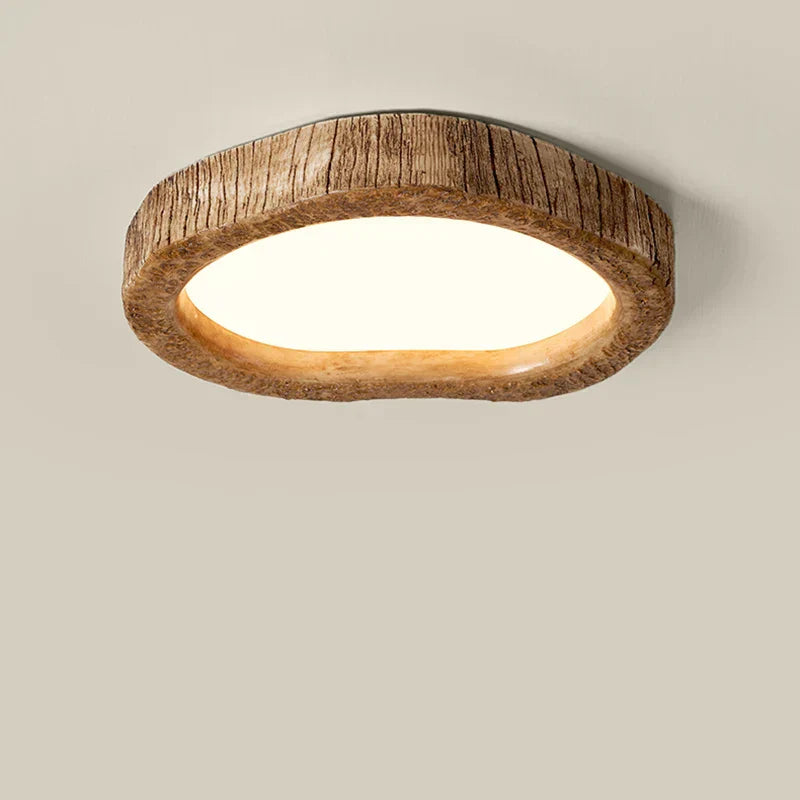 Plafonnier LED BoisNature – Éclairage Chaleureux & Design Naturel