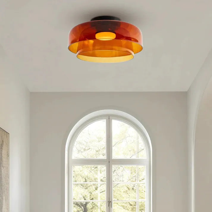 LuxeGlass - Lustre Médiéval de Plafond Luxe