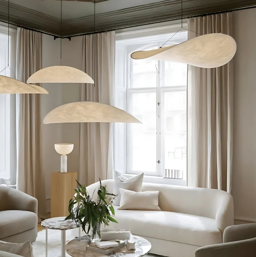 Lustre Suspendu ZenLume – Design Japandi & Ambiance Apaisante