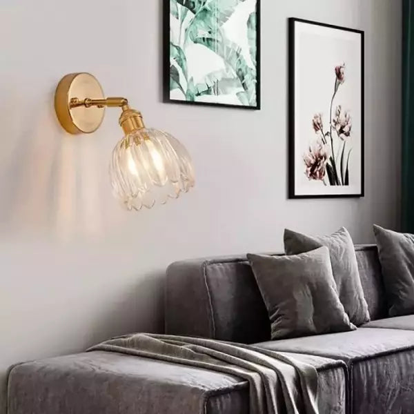 PetalShine - Lampe à Wand rétro en forme de fleur