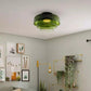 LuxeGlass - Lustre Médiéval de Plafond Luxe