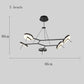 Plafonnier Led design nordique pour Tables basses de restaurant bureaux de chambre lampes suspendues noires luminaire de décoration de la maison