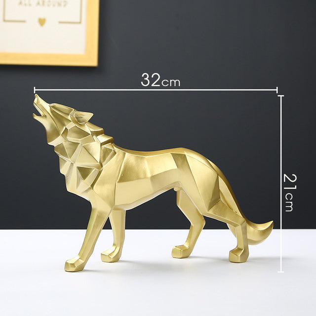 Sculpture Loup