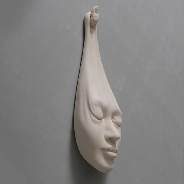 Sculpture Murale Visage
