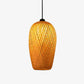 Suspension en rotin LED avec différentes formes arrondies Bamboo