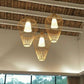 Suspension cage en bambou Simple