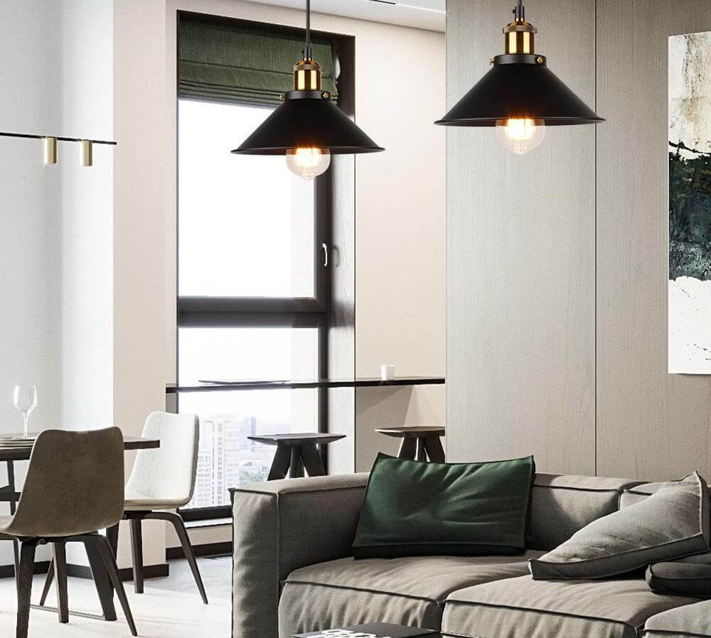 Suspension Vintage BrassGlow – Design Rétro & Finition Laiton Antique