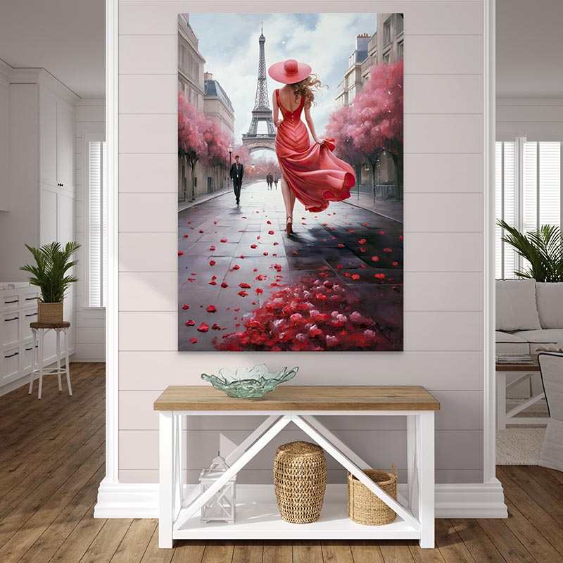 Tableau Moderne Balade Parisienne