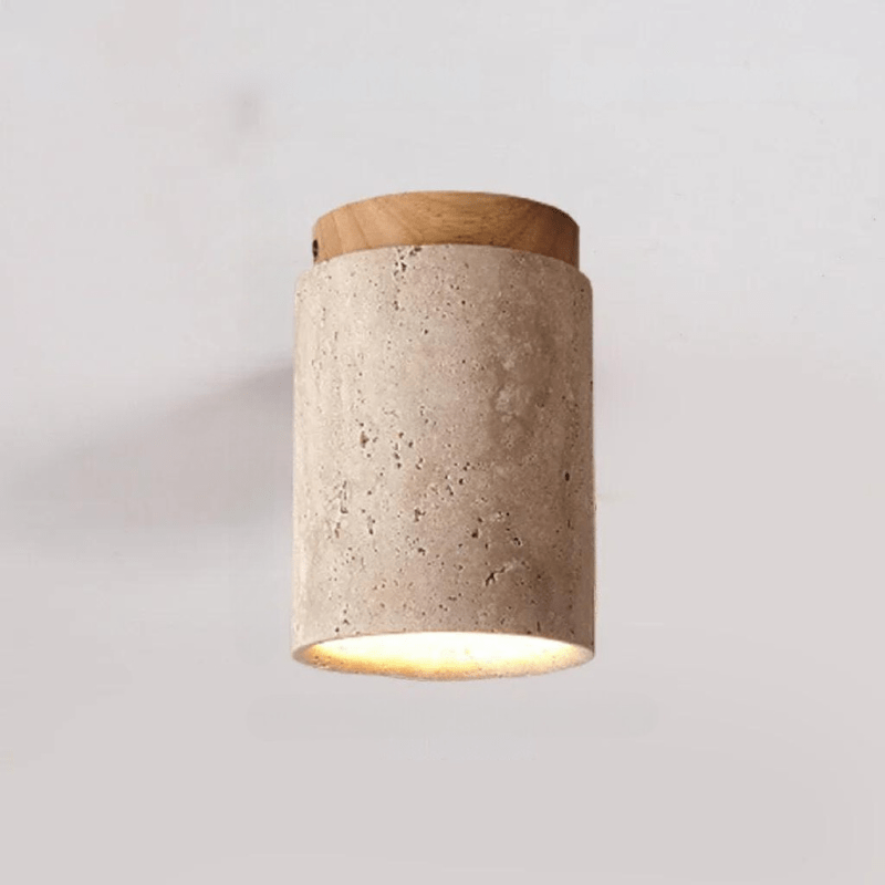 Lueur de Travertin - Lampe de plafond élégante pour cage d'escalier